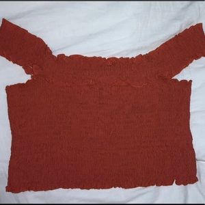 Forever 21 Ruffle Crop Top